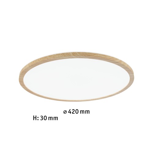 Стельовий світильник ATRIA Wood Backlight 22 Вт 420 мм 2300 лм 4000K IP44 230 В під дерево / пластик фото 5