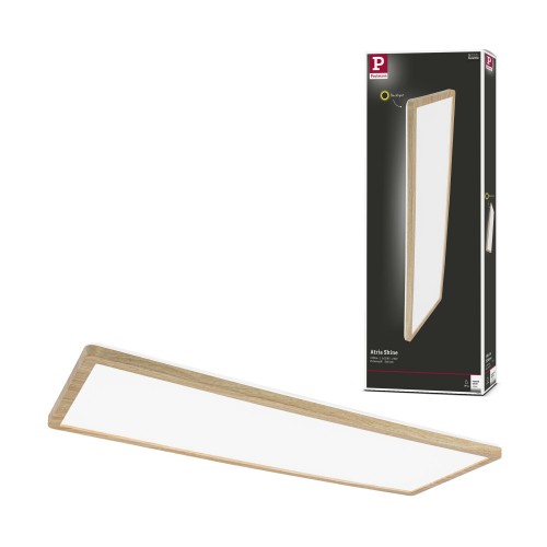 Стельовий світильник ATRIA Wood Backlight 22W 580X200 2300lm 4000K IP44 230V під дерево / пластик фото 5