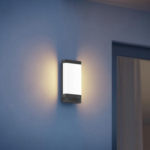 Числовий фасадний світильник з сенсором STEINEL L 271 DIGI SC Bluetooth Mesh 6.6W 3000K 566lm LED IP44 IK03 230V антрацит / алюміній фото 1