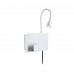 Настінний світильник HALINA LED 2.4W 200lm 2700K USB-C 230V білий матовий/металевий