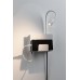 Настінний світильник HALINA LED 2.4W 200lm 2700K USB-C 230V білий матовий/металевий - фото 7
