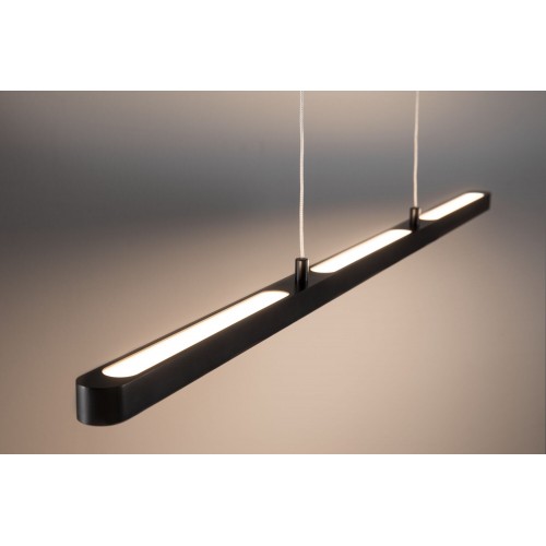 Підвісний світильник LENTO LED DIM SH Zigbee 3x15.5W 3x2100lm 230V матовий чорний / алюміній - фото 4