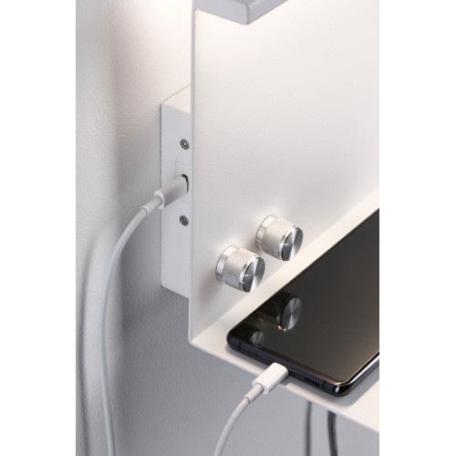 Настінний світильник JARINA LED DIM USB-C 6W 540/200lm 3000K 230V матовий білий / металевий - фото 3 Настінний світильник JARINA LED DIM USB-C 6W 540/200lm 3000K 230V матовий білий / металевий - фото 3