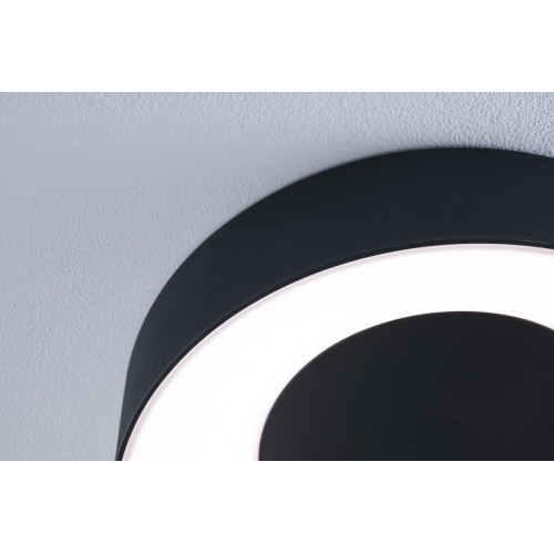 Стельовий світильник CASCA LED 16W 1500lm круглий 300mm 2700/4000/6500K IP44 230V матовий чорний / пластик - фото 2