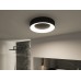 Стельовий світильник CASCA LED 16W 1500lm круглий 300mm 2700/4000/6500K IP44 230V матовий чорний / пластик - фото 6