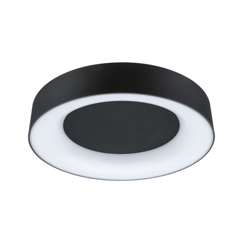 Стельовий світильник CASCA LED 16W 1500lm круглий 300mm 2700/4000/6500K IP44 230V матовий чорний / пластик - фото 1