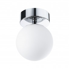 Стельовий світильник для ванної кімнати GOVE LED 5W 400lm 3000K IP44 230V сатинований хром / метал