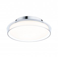 Стельовий світильник LUENA LED 11.5W 600lm круглий 250mm 3000K IP44 230V скло хром/метал