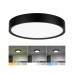 Стельовий світильник для ванної кімнати TEGA LED 22.5W 1200lm 3000/4000/6500K IP44 230V матовий чорний / пластик