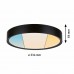 Стельовий світильник для ванної кімнати TEGA LED 22.5W 1200lm 3000/4000/6500K IP44 230V матовий чорний / пластик