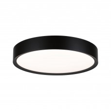 Стельовий світильник для ванної кімнати TEGA LED 22.5W 1200lm 3000/4000/6500K IP44 230V матовий чорний / пластик