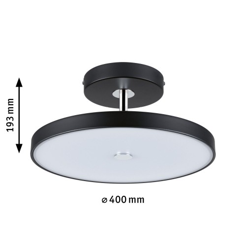 Стельовий світильник HILDOR LED DIM 26.5W 400mm 2100lm 2700K 230V матовий чорний/металевий - фото 5