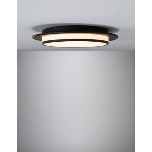Стельовий світильник EGRON LED 3-STEP DIM 16W 360mm 750lm 2700K 230V матовий чорний / металевий фото 6