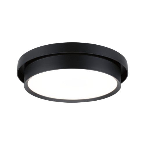 Світлодіодний стельовий світильник MALIK LED DIM 13.5W 280mm 850lm 2700K IP20 230V матовий чорний / пластик фото 1