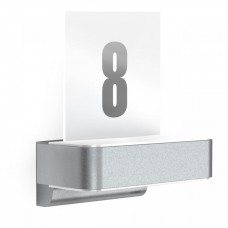 Цифровий фасадний світильник з датчиком руху та сутінків Steinel L 820 SC LED iHF Bluetooth Mesh Connect 9.8W 3000K 679lm IP44 IK03 230V срібний / алюмінієвий
