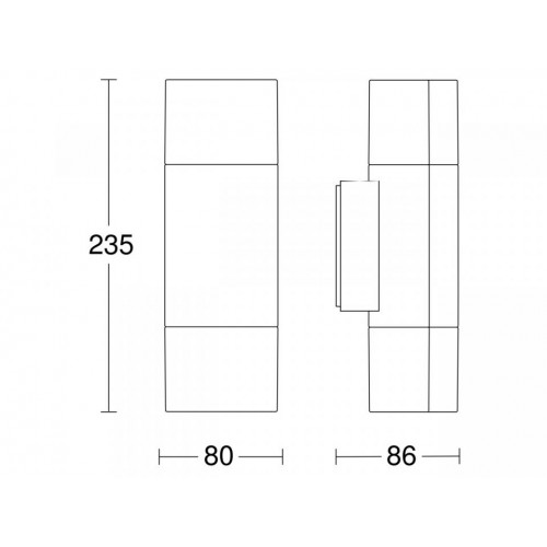 Фасадний світильник без датчика Steinel L 910 C LED Connect 9.8W 3000K 797lm IP44 IK03 230V антрацит / алюміній - фото 2