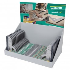 Універсальний кутник Wolfcraft 200 x 300 мм, дисплей 24 штуки