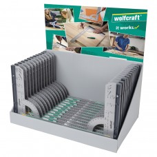 Універсальний кутник Wolfcraft 280 x 500 мм, дисплей 24 шт.