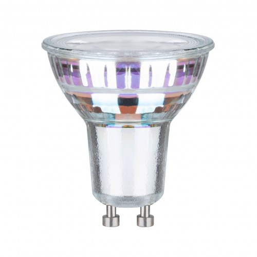 Світлодіодне джерело світла GU10 ECO LINE 2.5W 450lm 4000K 230V срібло / скло - фото 1
