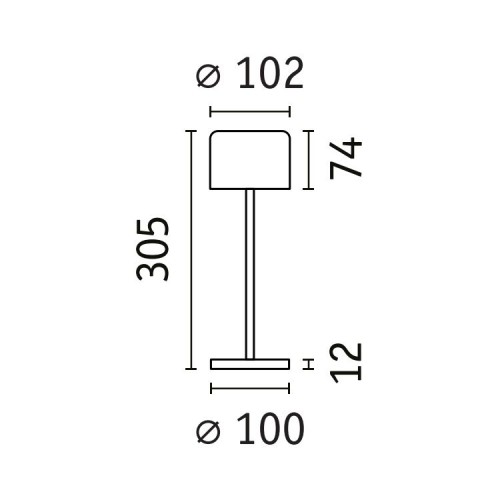 Сонячна настільна лампа ELSE LED DIM USB-C 3.7W 250lm 2700K IP44 Чорна / Алюміній фото 12