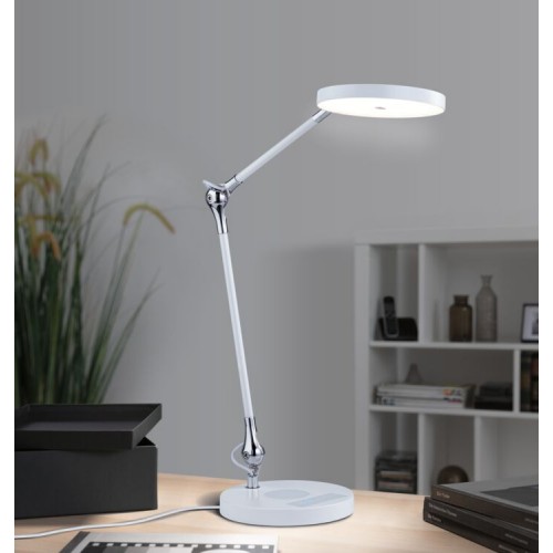 Настільна лампа NUMIS QI LED 11W 2700K-6500K 1000lm DIM 230V біла / алюмінієва фото 2