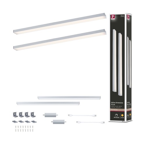 Додатковий комплект світильників під шафи LED LINE DIM PIR 2x4W 2x350lm 350mm 30000K 24V матовий хром / алюміній - фото 4