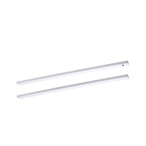 Комплект світильників під шафи SET LINE DIM PIR 2x6W 2x500lm 550mm 3000K 230V/24V матовий хром / алюміній фото 3