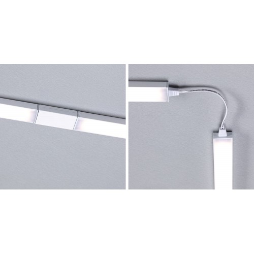 Комплект світильників під шафи SET LINE DIM PIR 2x4W 2x350lm 350mm 3000K 230V/24V матовий білий / алюміній фото 5