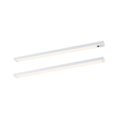 Комплект світильників під шафи SET LINE DIM PIR 2x4W 2x350lm 350mm 3000K 230V/24V матовий білий / алюміній фото 10