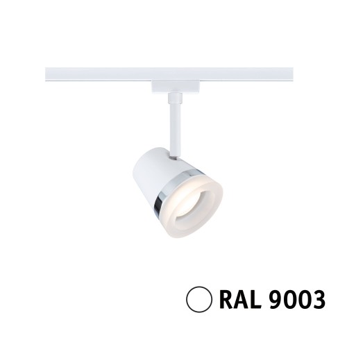 Рейковий прожектор Urail CONE DIM GU10 max.10W 230V білий RAL9003 / метал