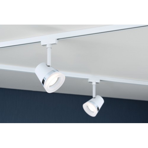 Рейковий прожектор Urail CONE DIM GU10 max.10W 230V білий RAL9003 / метал - фото 4