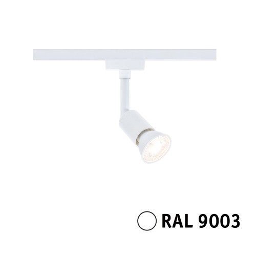 Прожектор URail SALT DIM GU10 для рейкової установки, макс. 10 Вт, білий RAL9003 / пластик