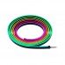 Комплект чорної неонової світлодіодної стрічки RGB+12W 24VA 5V DC 5M IP20 чорна/пластикова