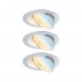 Світильник AUMUS LED 3-STEP DIM 3X5W 700lm 105mm 2700K-6500K IP20 230V матовий хром/алюміній вбудований комплект