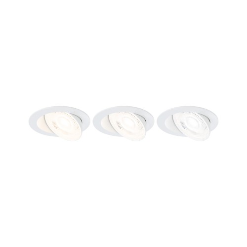 Світильник AUMUS LED 3-STEP DIM 3X5W 700lm 105mm 2700K-6500K IP20 230V білий/алюмінієвий вбудований - фото 2
