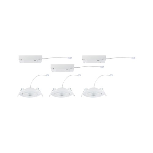 Світильник AUMUS LED 3-STEP DIM 3X5W 700lm 105mm 2700K-6500K IP20 230V білий/алюмінієвий вбудований - фото 6