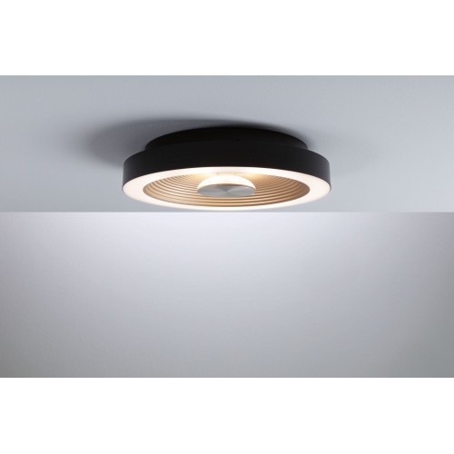 Стельовий світильник VOLEA 18W DIM 320MM 2120lm 3000K IP44 230V чорний / золотий / пластик фото 2