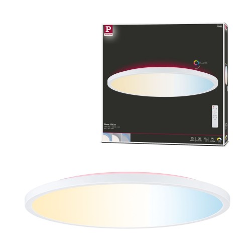 Світлодіодний стельовий світильник ATRIA SHINE з підсвічуванням RGB+W 32 Вт 2700 лм круглий, 400 мм, 3000K-6500K 230 В, білий/пластик - фото 12