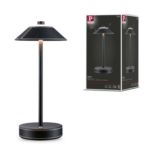 Настільна лампа PELLINI LED DIM USB-C з акумулятором 2 Вт 300 лм 3000K-6500K IP20 матова чорна / металева фото 12