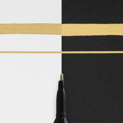 Тонкий золотий маркер Pen-touch, колір Сакура фото 2