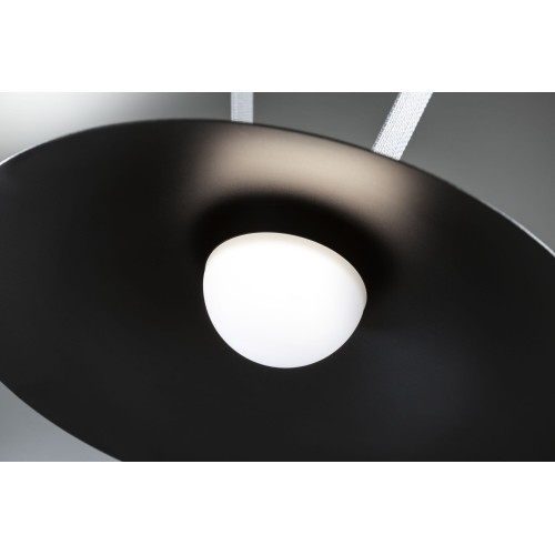 Світильник ULine CONE LED 12W 560lm 3000K 350mm IP20 48V чорний / алюмінієвий фото 5