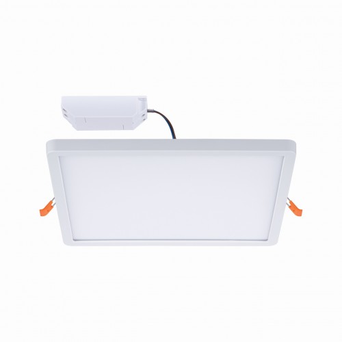 Стельовий світильник VariFit AREO LED DIM 16W 1400lm 3000K 230x230mm IP44 230V матовий білий / пластик фото 2