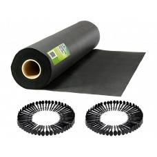 Садовий агроткань 0,8 м х 100 м + 100 шпильок Plonos