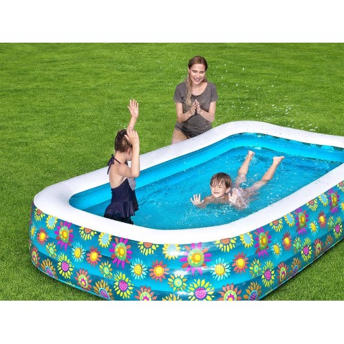 Надувний басейн для дітей 305 x 183 x 56 см Bestway 54121 - фото 2