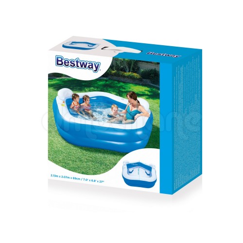 Надувний басейн п'ятикутник 213 x 207 x 69 см Bestway 54153 фото 8