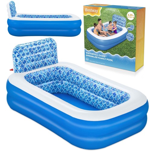 Сімейний надувний басейн 229 x 152 x 96 см Bestway 54451  фото 