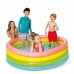 Надувний басейн Rainbow 4 кільця 168 x 46 см INTEX 56441