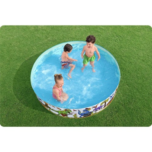 Дитячий садовий басейн Динозавр 183 x 38 см Bestway 55022 - фото 8