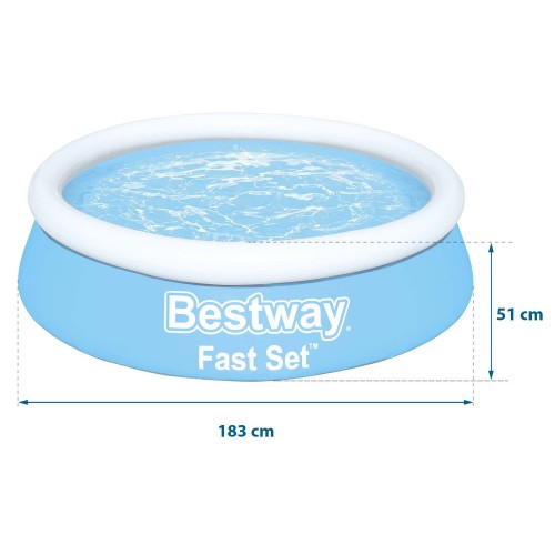 Розширювальний садовий басейн Bestway 57392 183 x 51 см фото 5