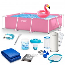 Каркасний садовий басейн 220 x 150 x 60 см 15 в 1 INTEX 28266